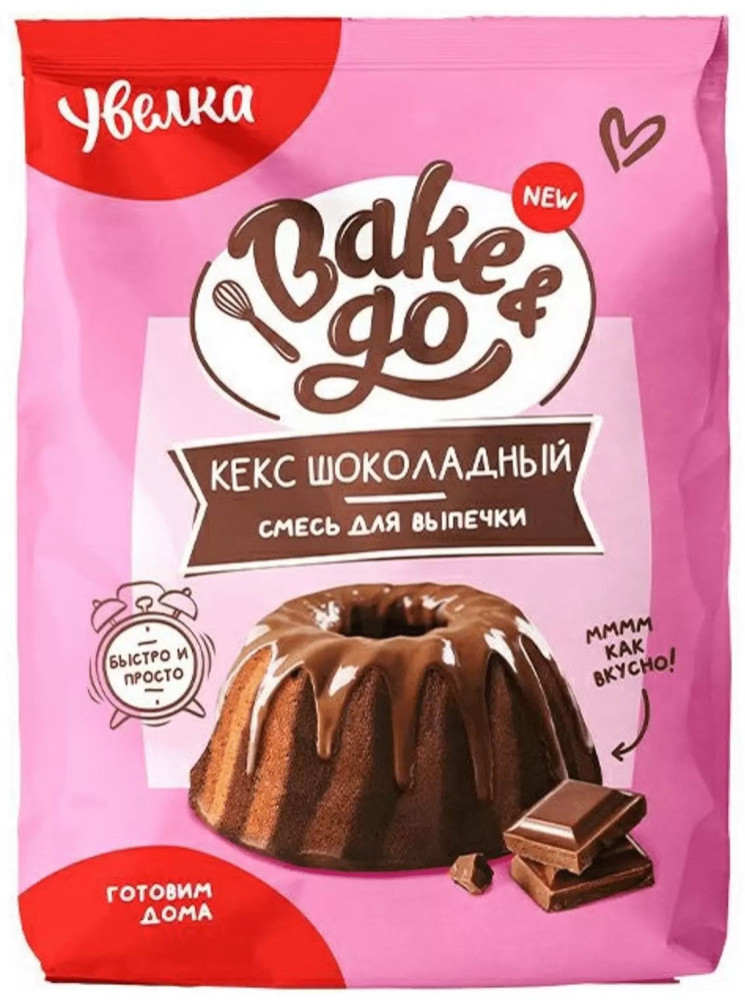 Увелка Смесь для выпечки «Кекс шоколадный» 300 гр