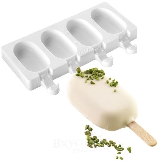 СИЛИКОНОВАЯ ФОРМА ЭСКИМО 4 ЯЧЕЙКИ