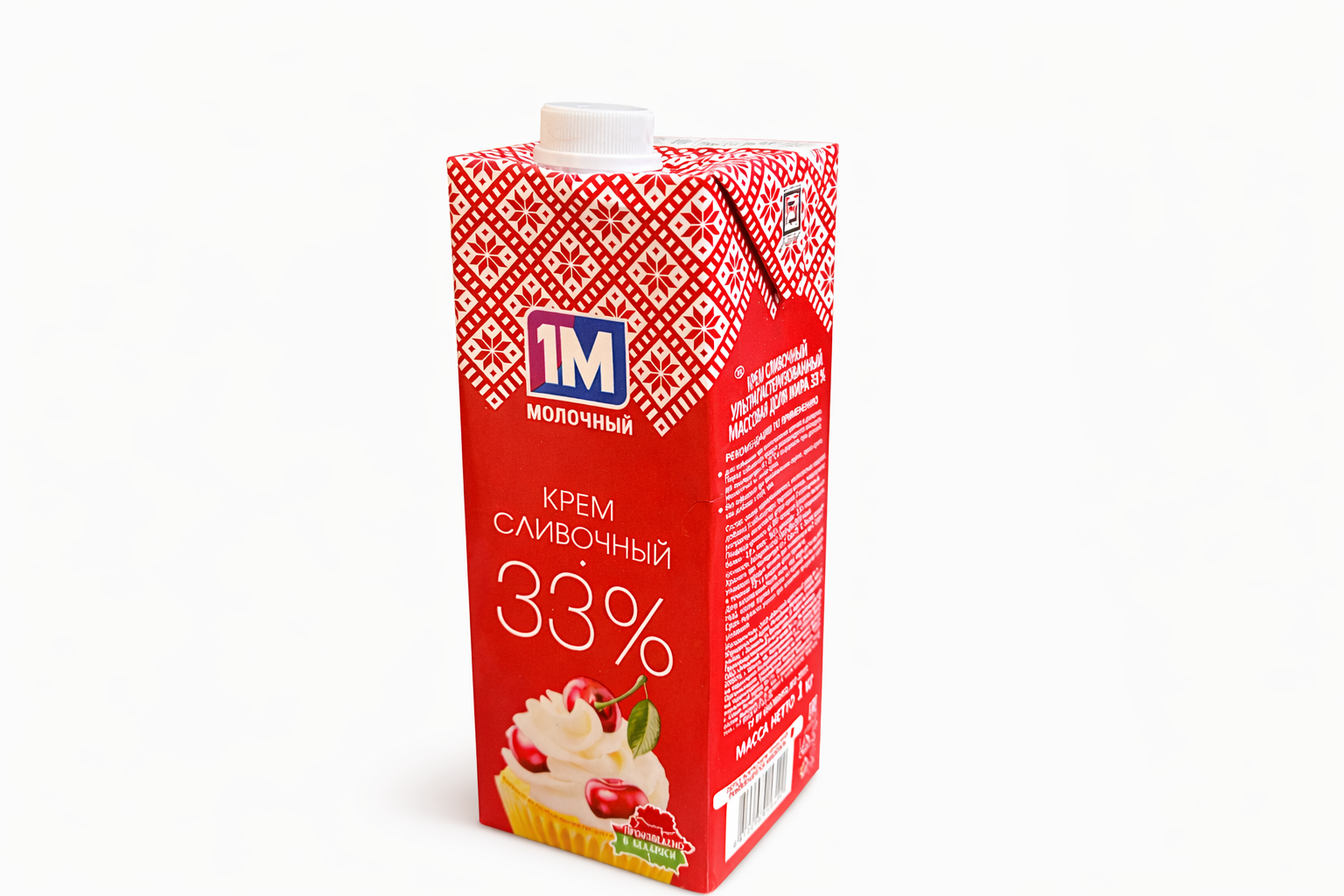 Сливки Молочный гостинец 33% , 1 литр