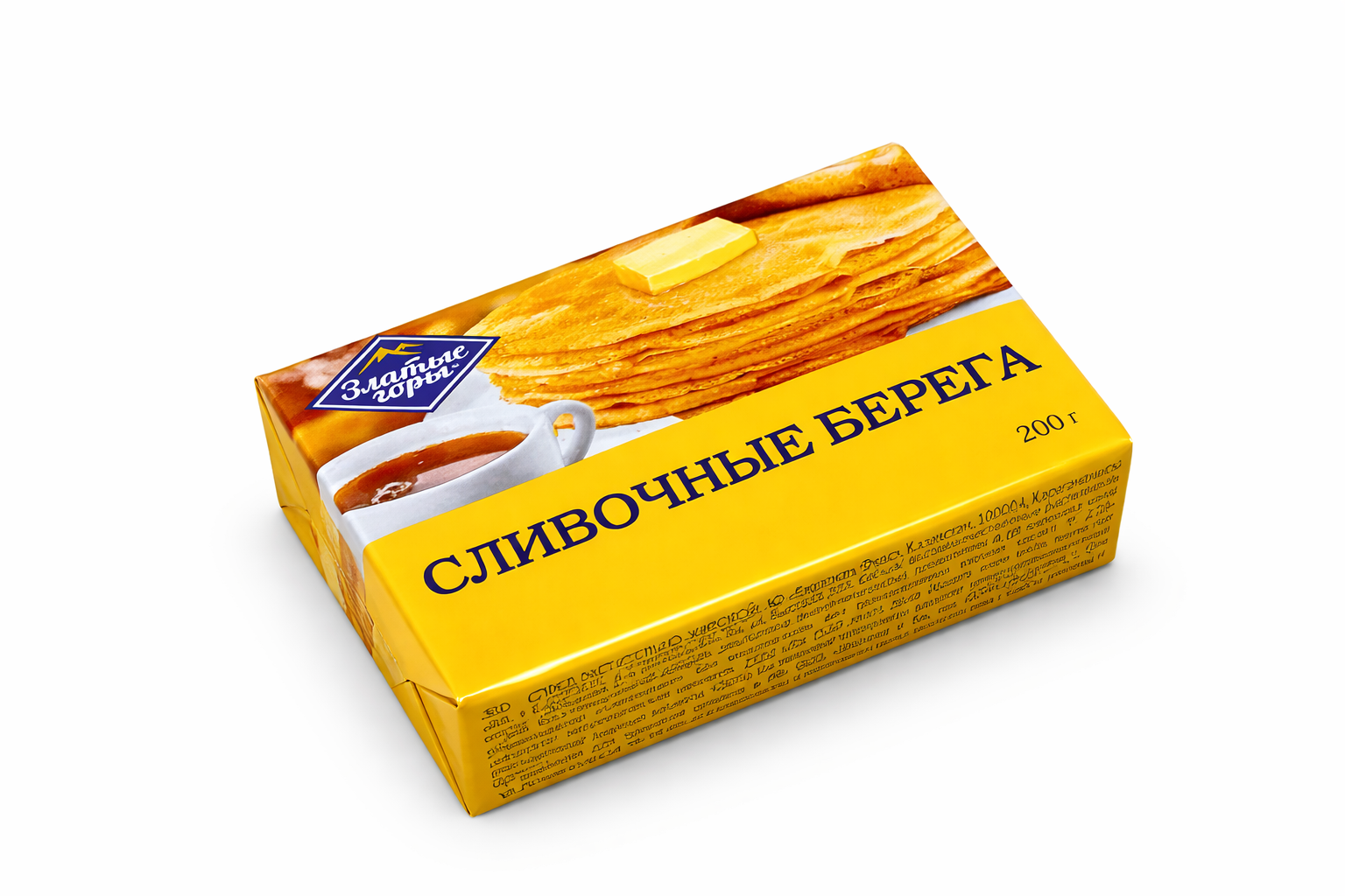 Златые горы Сливочные берега спред 60% 180 г